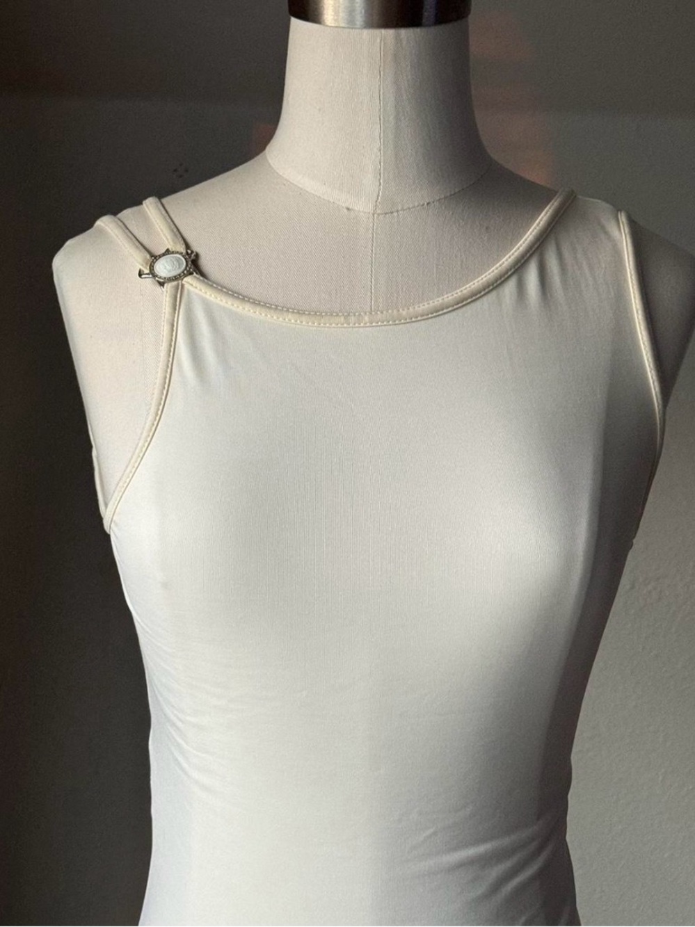 Vintage Versace Intensive Mini Dress in Off White